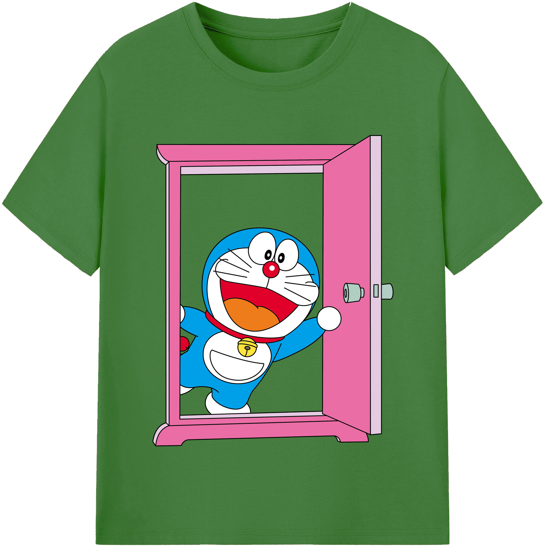 （画像用） ドラえもん Doraemon レディースカジュアルプリントTシャツ（綿100％）